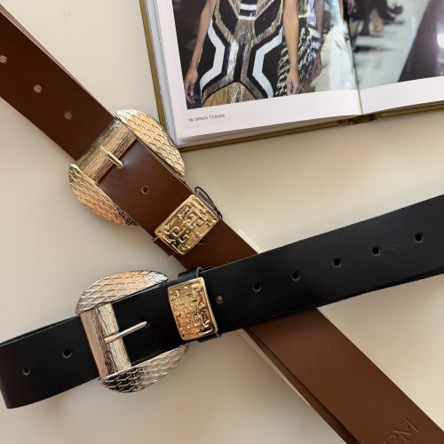 Handmade leather belt