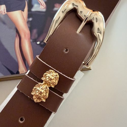 Handmade leather belt