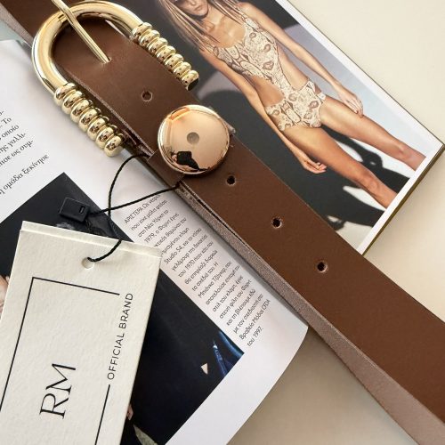 Handmade leather belt