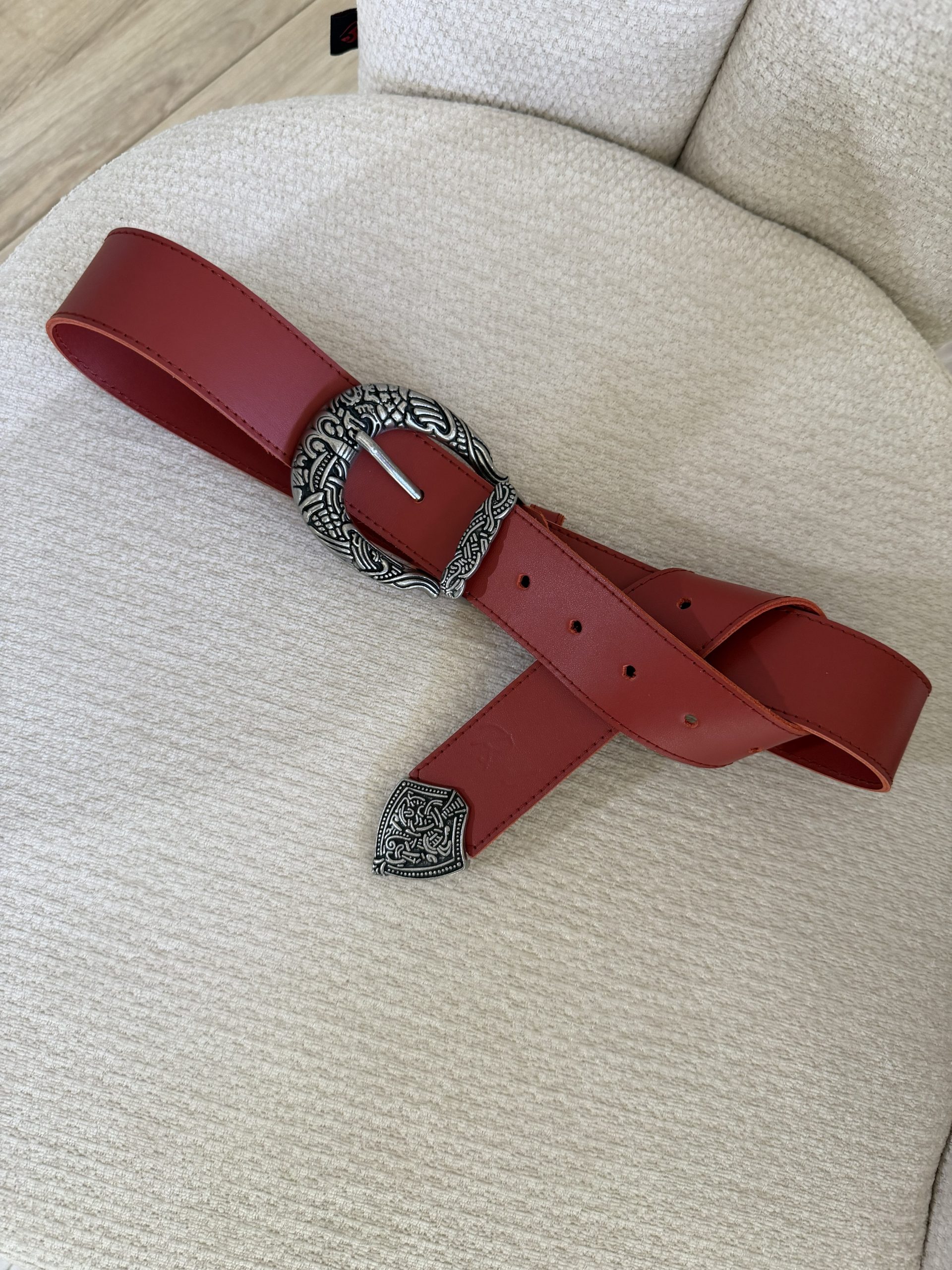Leather belt