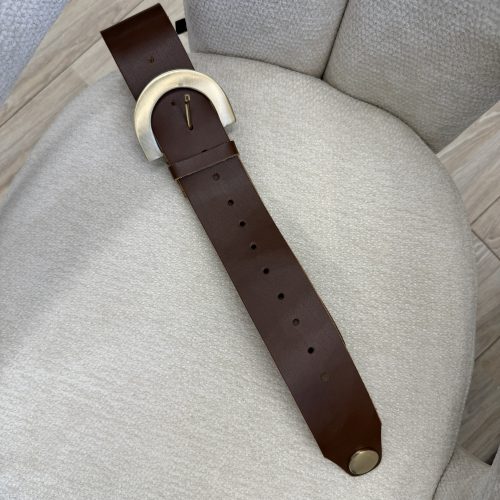 Leather belt